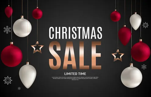 圣诞和新年销售背景 圣诞和新年销售背景