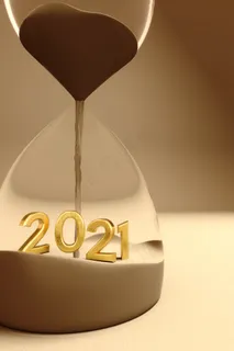 新年沙漏金色 新年沙漏金色
