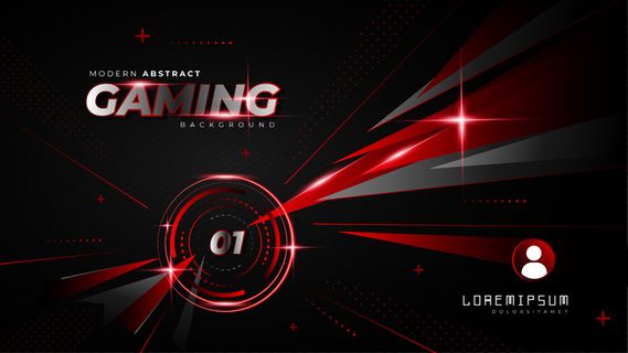 抽象红色未来主义背景