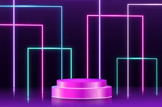 抽象霓虹灯背景