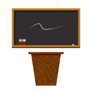 学校教师黑板讲台