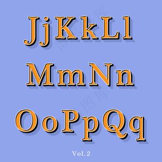 复古复古风格浮雕字母与线条阴影。