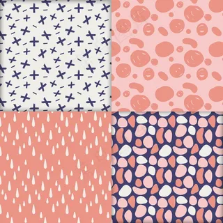 抽象手绘图案集