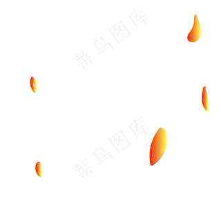 创意中秋节元素飞舞的花瓣