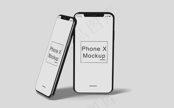 Phone x模型样机psd模版下载