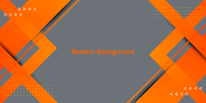 带条纹背景的抽象渐变橙色线