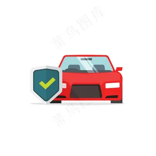 带屏蔽符号的车辆保护