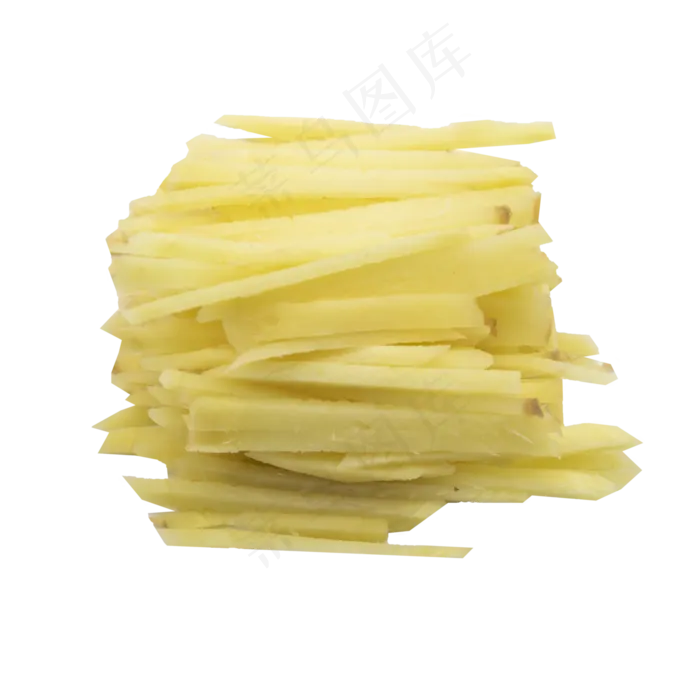 黄色食材土豆丝(2000X2000(DPI:300))