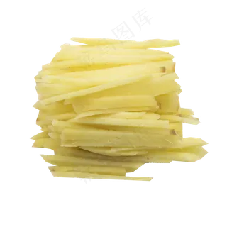 黄色食材土豆丝