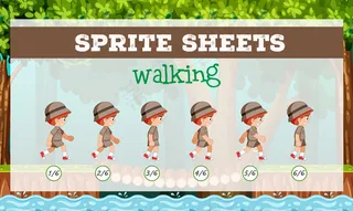 雪碧床单男孩行走