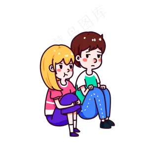 情人节情侣排排坐