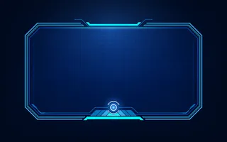 Hud、ui、gui未来用户界面屏幕元素。高科技屏幕