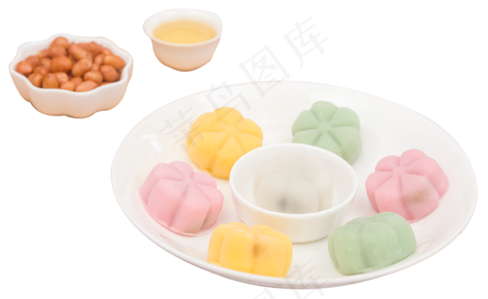 冰皮月饼茶花生(1740X1067(DPI:300))psd模版下载