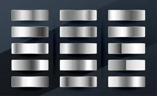 银铬铂或铝金属梯度套件