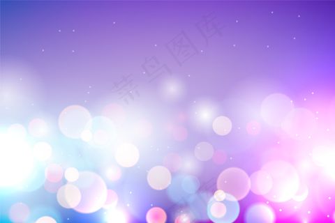 薄暮色调下散焦天空中的波基背景