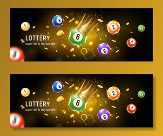 现实乐透球水平插图