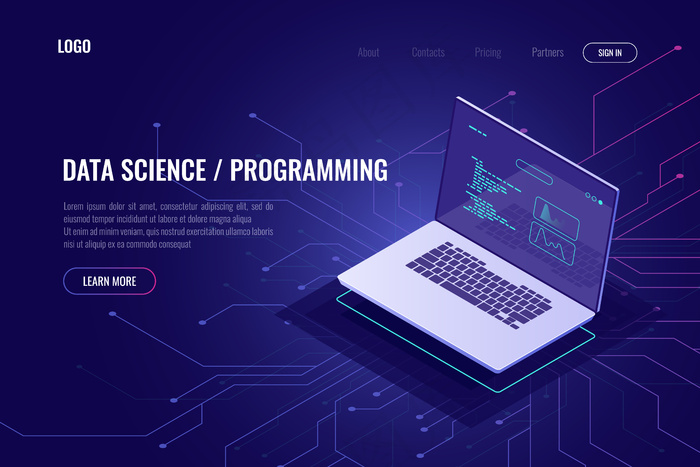数据科学与程序设计eps,ai矢量模版下载