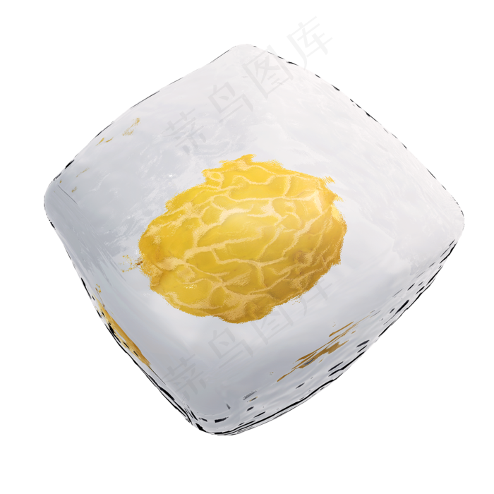 质感冰冻水果png图