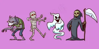 万圣节角色集