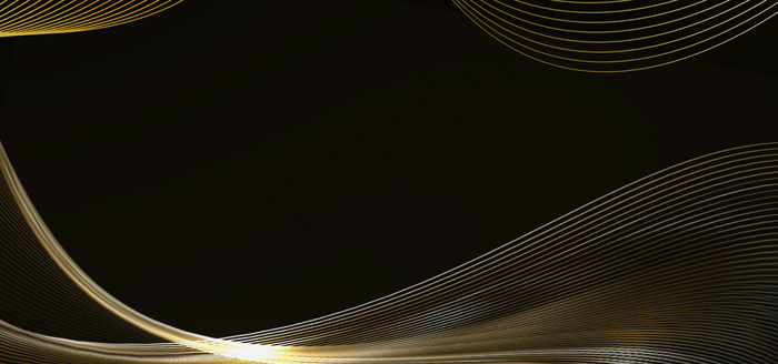 时尚大气黑金公司年会背景