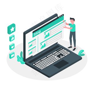 博客帖子概念图