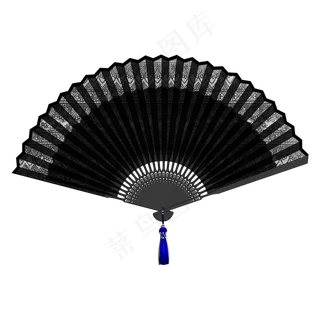 古风扇子蕾丝折扇