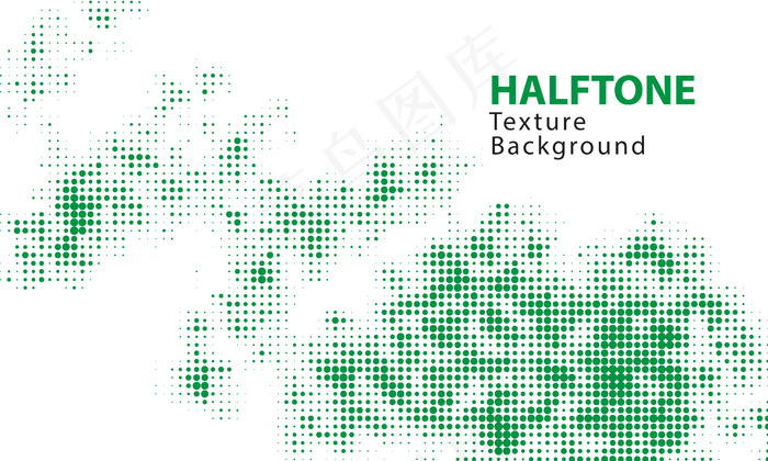 绿色半色调纹理背景