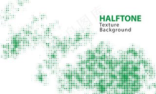 绿色半色调纹理背景