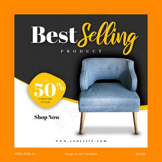 畅销社交媒体横幅banner模板