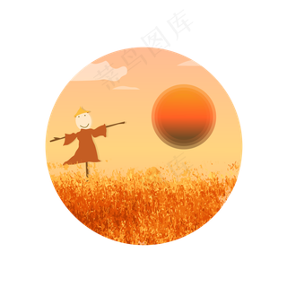 秋天丰收元素设计