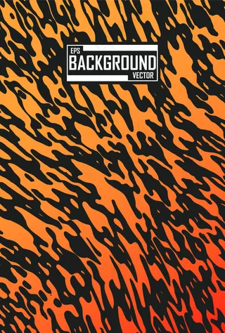 虎纹抽象背景