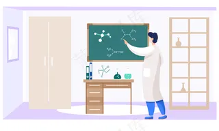 老师在黑板上解释一个新题目