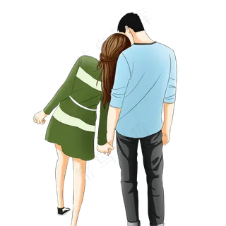 相亲相爱情侣浪漫情侣情人节