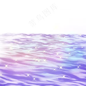 蓝色星光湖泊