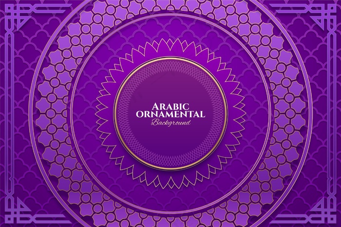 纸制阿拉伯装饰背景
