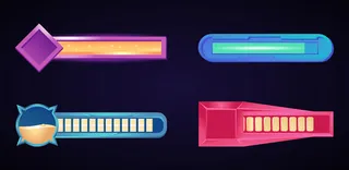 游戏ui栏元素集