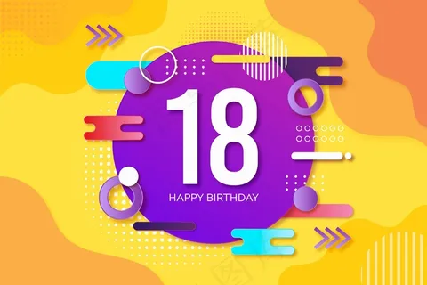 多彩的生日快乐背景