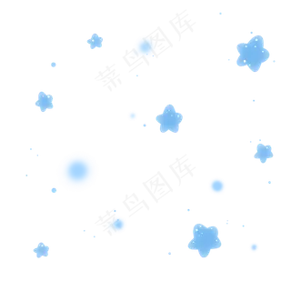 蓝色梦幻七夕情人节星星 蓝色梦幻七夕情人节星星