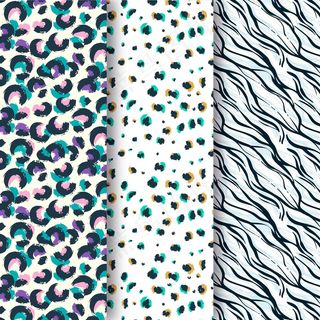 现代动物印花图案系列