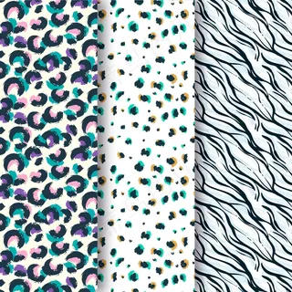 现代动物印花图案系列