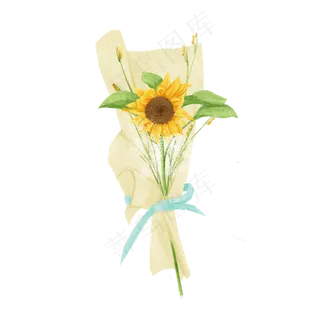 教师节向日葵单束花