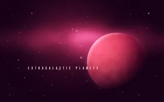 深空科幻抽象气态巨星云矢量图。