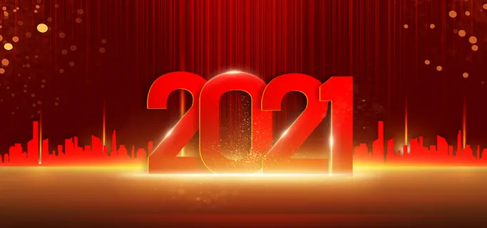 新年2021红色