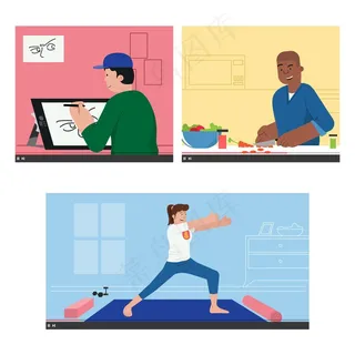 屏幕上的博客集