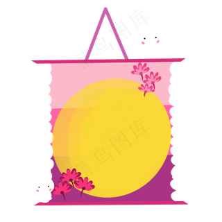 中秋灯笼边框