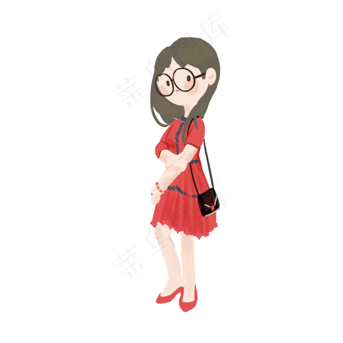 夏季穿搭温婉女孩(2000X2000)