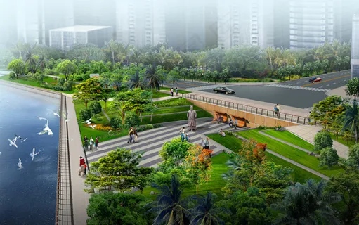 园林建筑效果图 园林建筑效果图