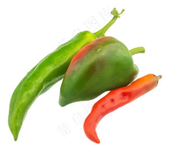 三个蔬菜辣椒