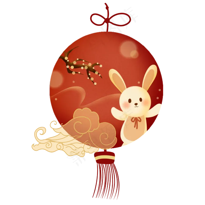 中秋节中国风挂件(3000X3000(DPI:300))psd模版下载