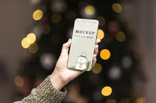 近距离手持电话模型样机